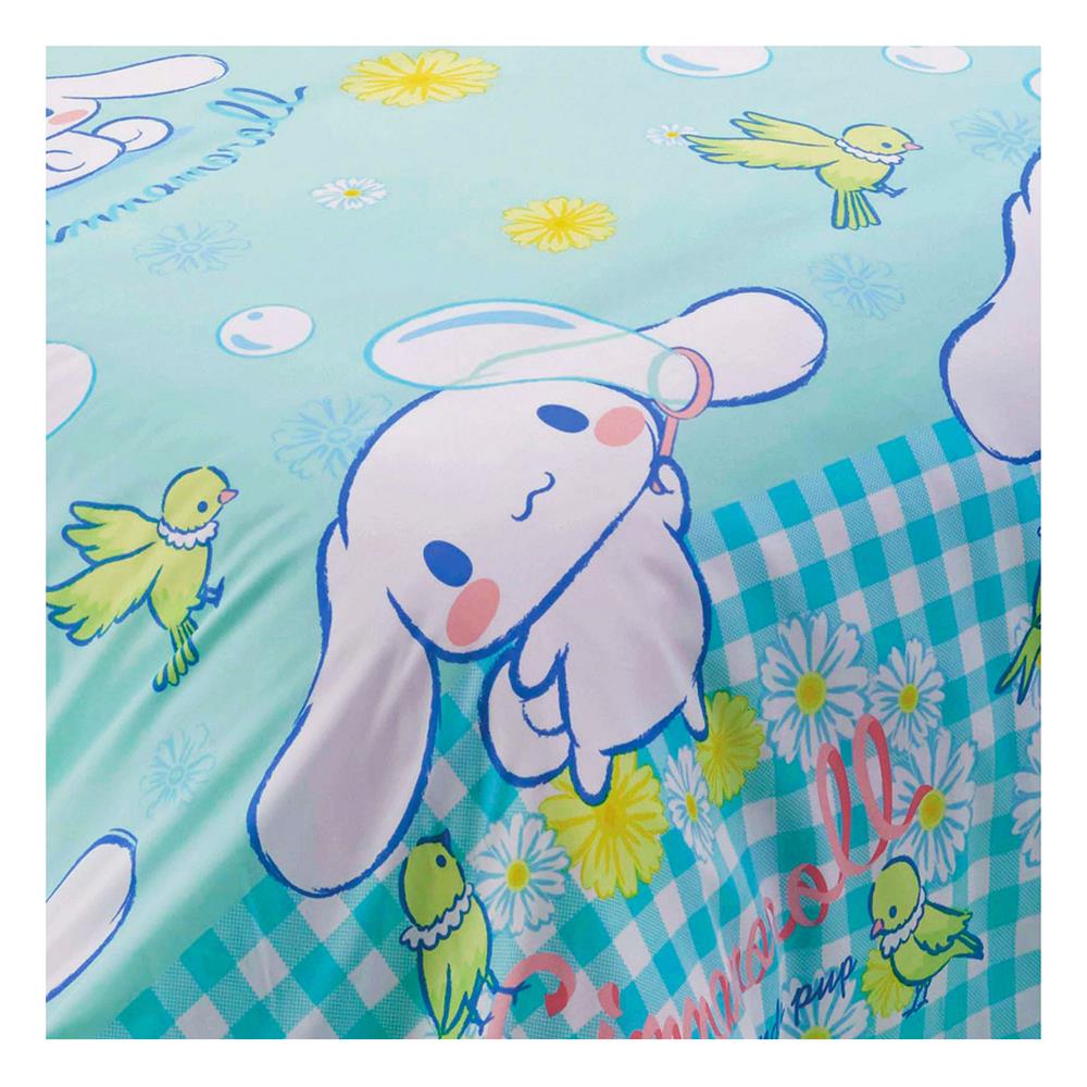 ชุดผ้าปูที่นอน 6 ฟุต 6 ชิ้น FOUNTAIN CINNAMOROLL 70209-FTC051