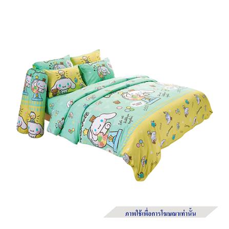 ชุดผ้าปูที่นอน 6 ฟุต 6 ชิ้น FOUNTAIN CINNAMOROLL 70209-FTC107