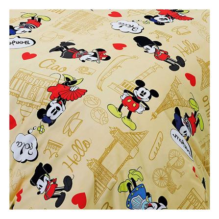 ชุดผ้าปูที่นอน 6 ฟุต 6 ชิ้น FOUNTAIN MICKEY MOUSE 70209-FTC112_1