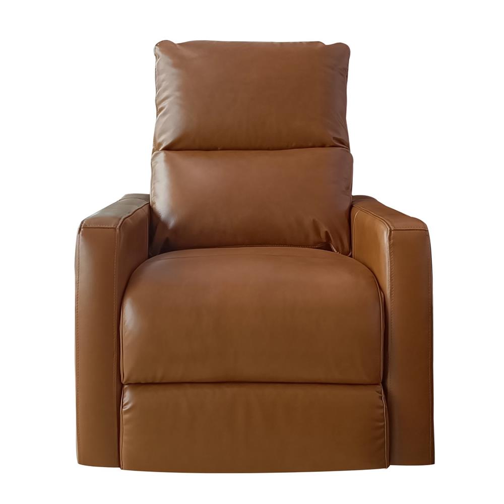 เก้าอี้ปรับเอนนอนและโยกได้ FURDINI LAGO HALF LEATHER สีน้ำตาล