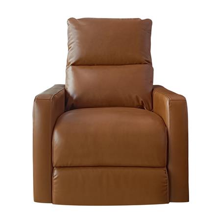 เก้าอี้ปรับเอนนอนและโยกได้ FURDINI LAGO HALF LEATHER สีน้ำตาล_1