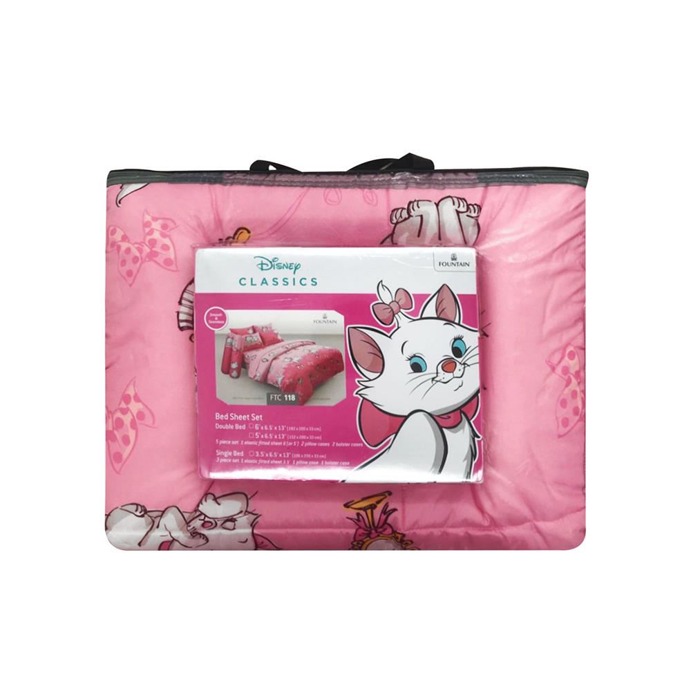 ชุดผ้าปูที่นอน 6 ฟุต 6 ชิ้น FOUNTAIN MARIE 70209-FTC118