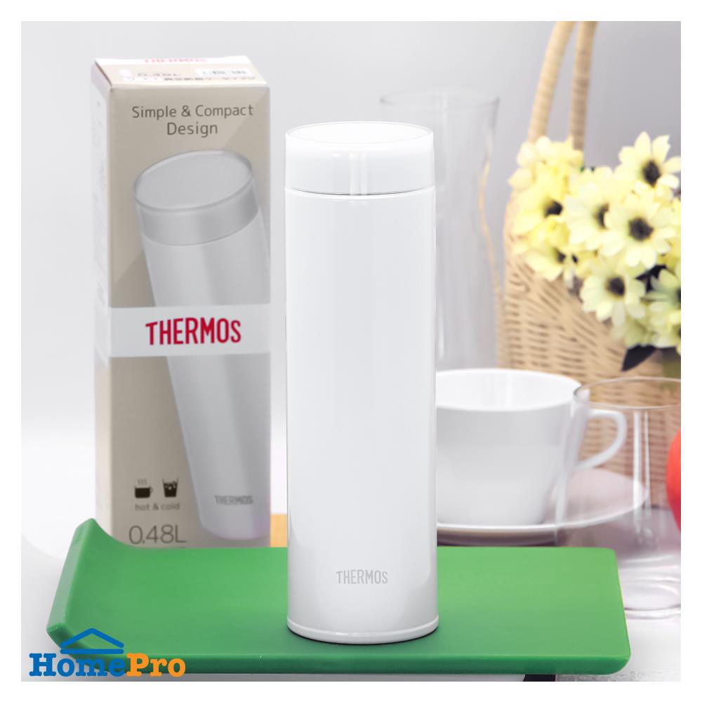 กระติกสุญญากาศ THERMOS 480PWH 0.48 ลิตร สีขาว