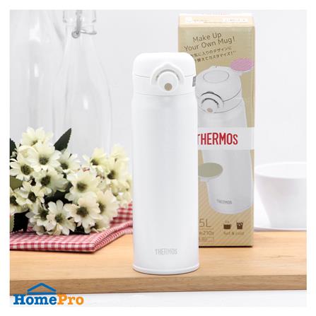 กระติกสุญญากาศ THERMOS JNR-501 0.5 ลิตร สีขาว_3