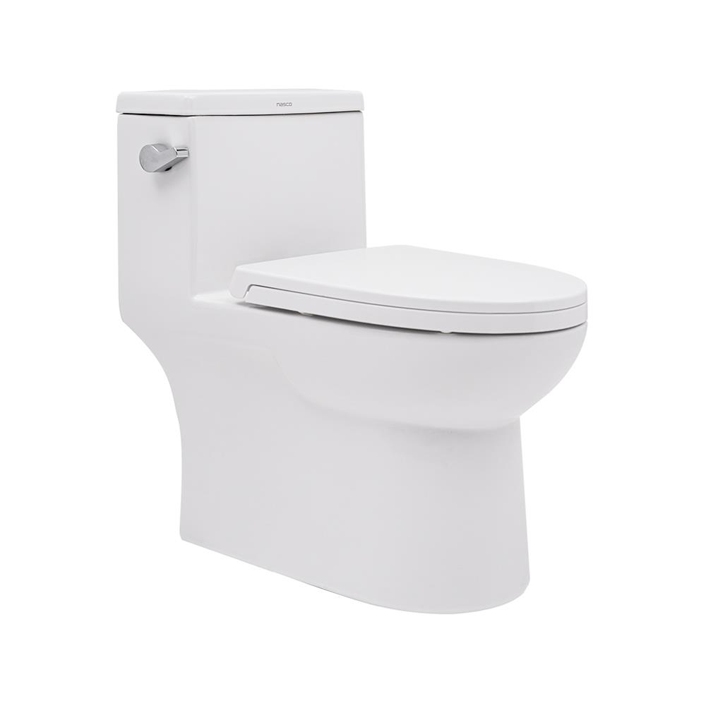 สุขภัณฑ์ 1 ชิ้น NASCO NC-8588-WA 4.5 ลิตร สีขาว