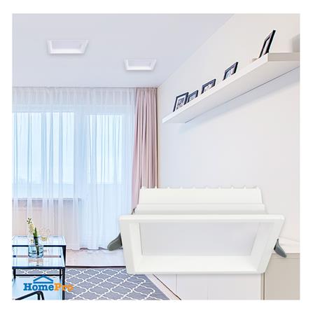 ดาวน์ไลท์ LED LUMAX 20-A0677 5.5 นิ้ว 12 วัตต์ DAYLIGHT/COOL WHITE/WARM WHITE สีขาว_4