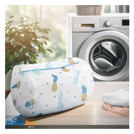 ถุงซักผ้าทรงรี 22x33 ซม. PLIM ลายสับประรด_3