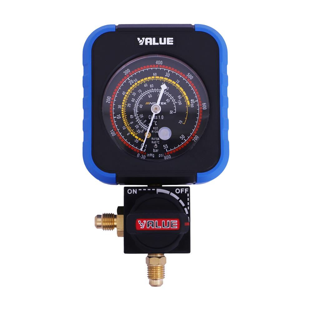 เกจ์วัดน้ำยาหัวเดี่ยว HIGH VALUE VRM1-B-0403