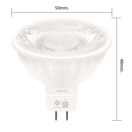 หลอด LED LAMPTAN MR16 BEAM 5 วัตต์ WARM WHITE GU5.3_3