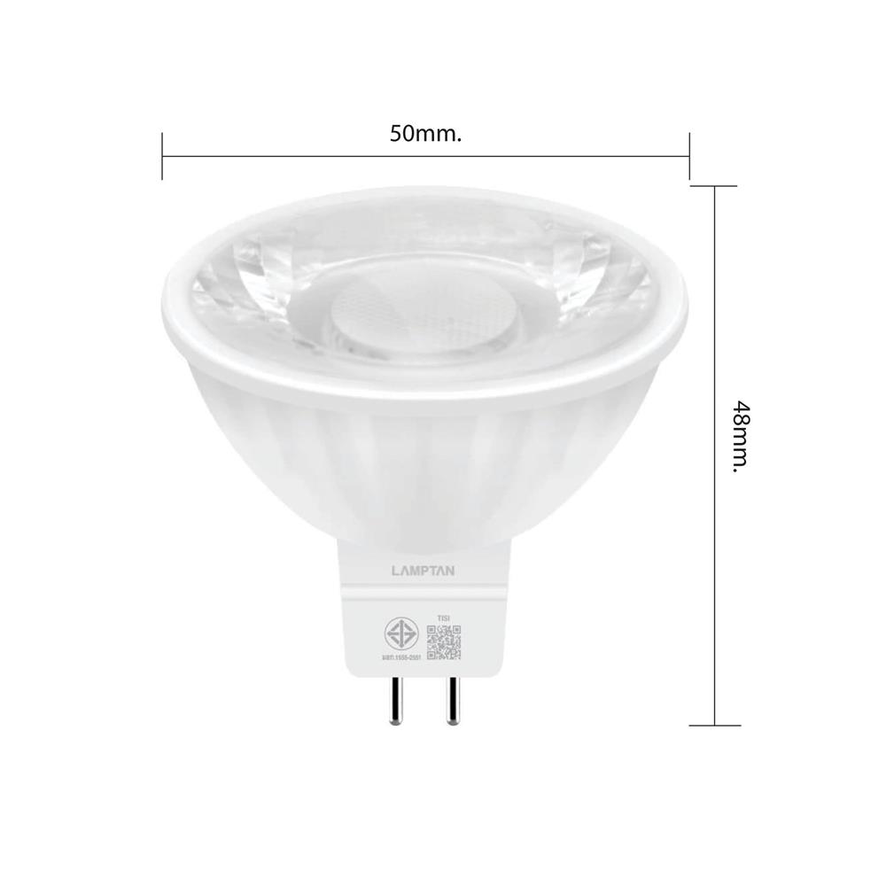 หลอด LED LAMPTAN MR16/PAR COMET 7 วัตต์ DAYLIGHT GU5.3