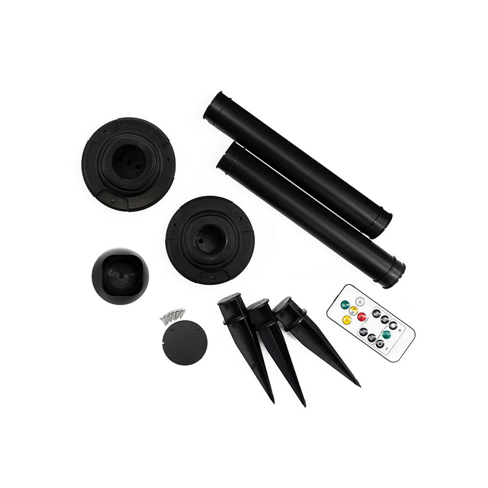 ไฟจัดสวน SOLAR BEC BALI-S 3 วัตต์ RGB สีดำ