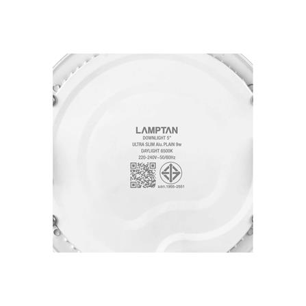 ดาวน์ไลท์ LED LAMPTAN PLAIN 5 นิ้ว 9 วัตต์ DAYLIGHT สีขาว_7