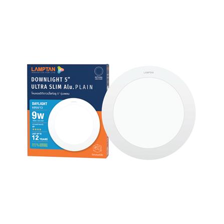 ดาวน์ไลท์ LED LAMPTAN PLAIN 5 นิ้ว 9 วัตต์ DAYLIGHT สีขาว_3