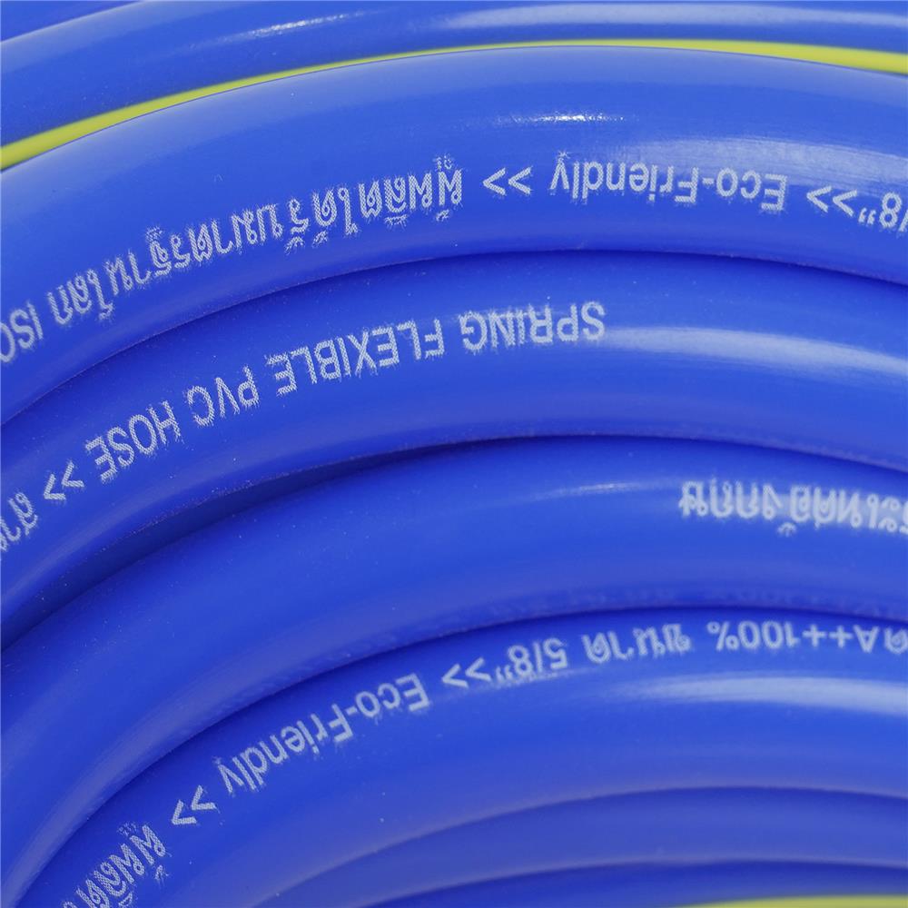 สายยางม้วน PVC เด้ง SPRING 5/8 นิ้ว x 30 ม. สีน้ำเงิน