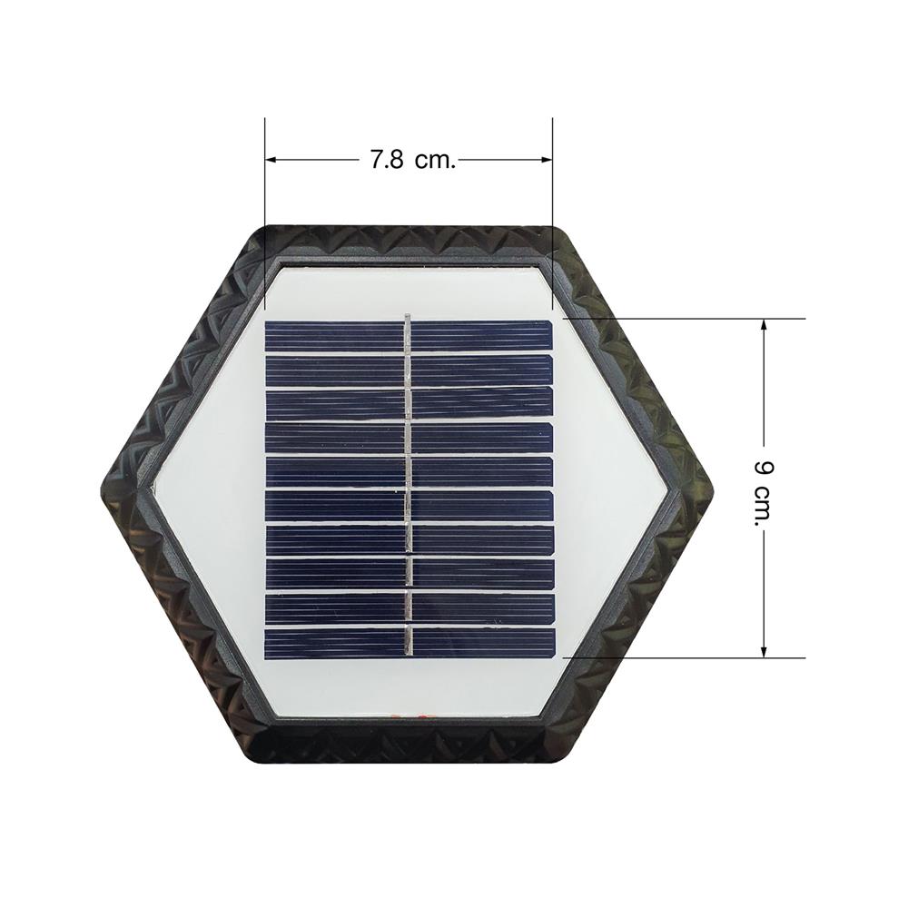 ไฟกิ่งภายนอก SOLAR EVE 598164 2 วัตต์ DAYLIGHT/COOL WHITE/WARM WHITE สีดำ