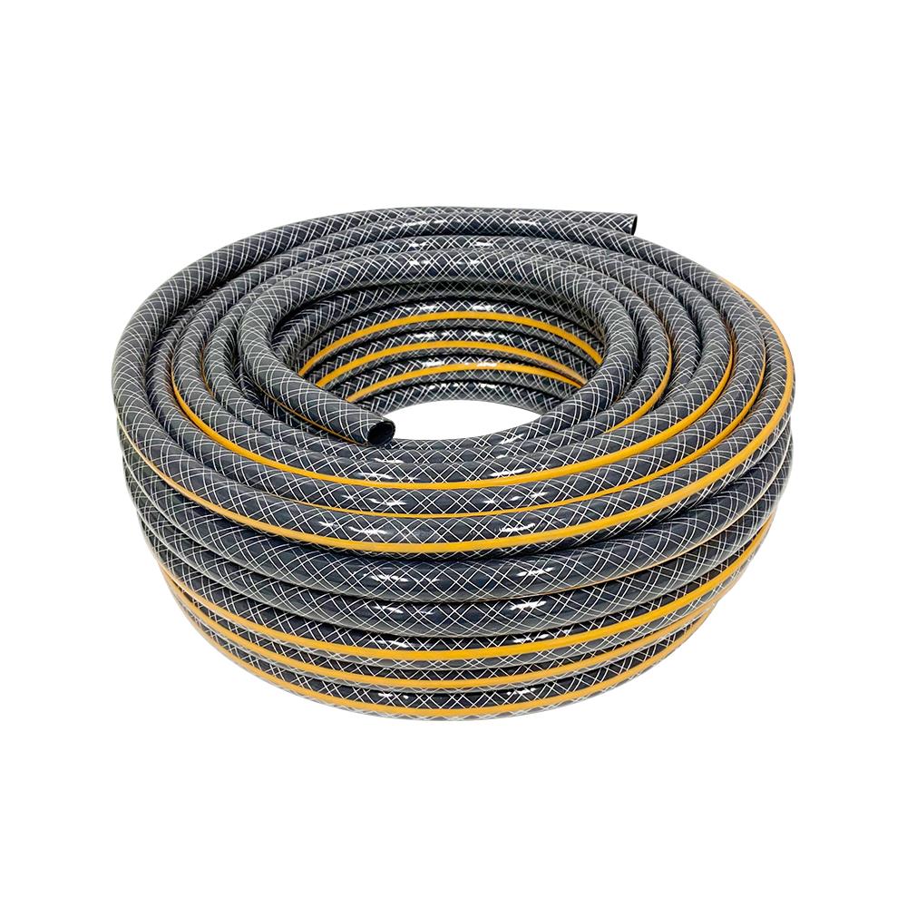 สายยางม้วน PVC ใยแก้ว SPRING 5/8 นิ้ว x 30 ม. สีดำ