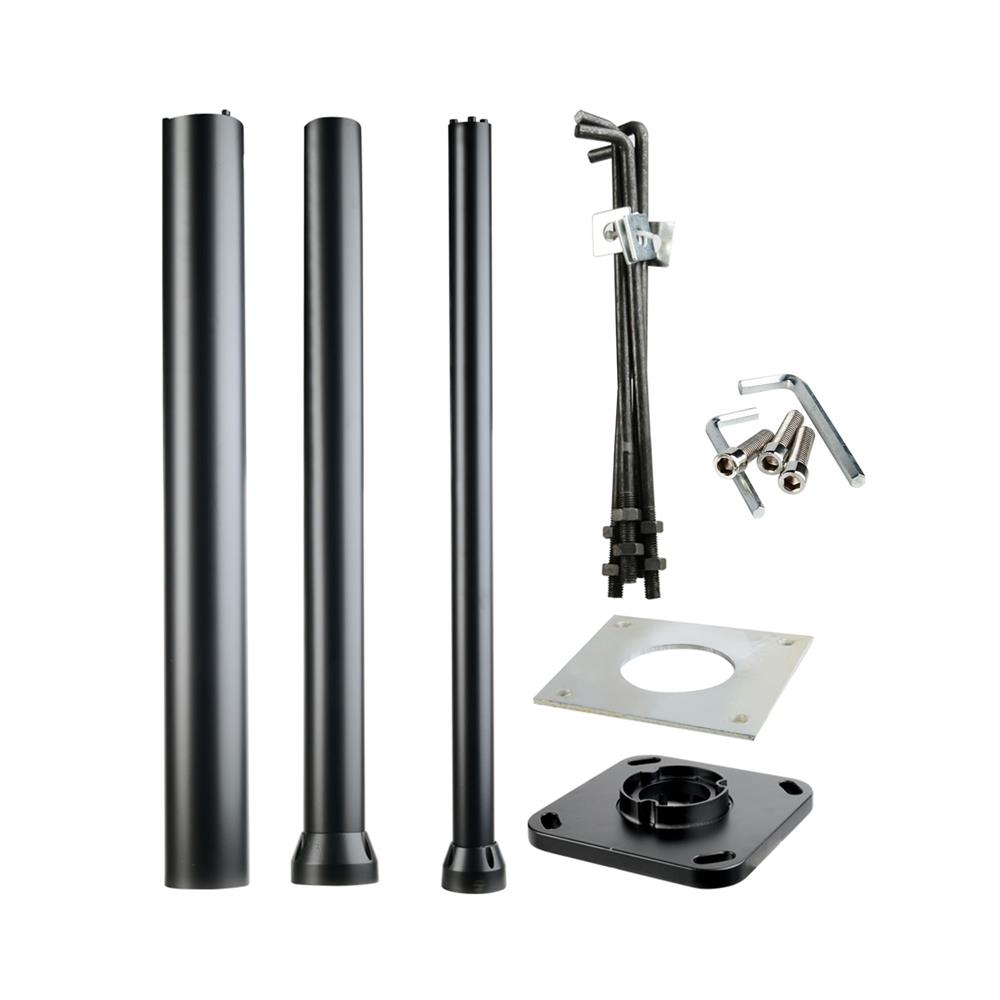 เสาไฟ SOLAR LUMAX 58-00300 4 เมตร สีดำ