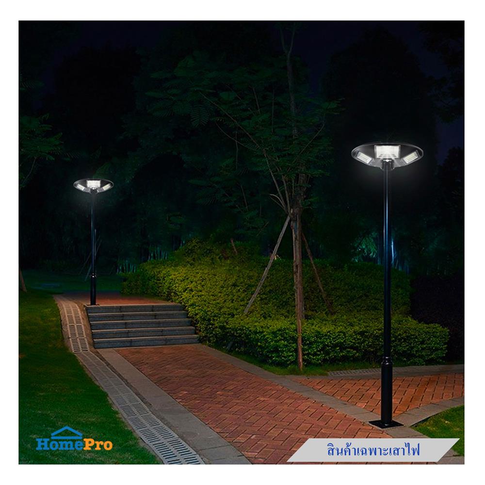 เสาไฟ SOLAR LUMAX 58-00300 4 เมตร สีดำ