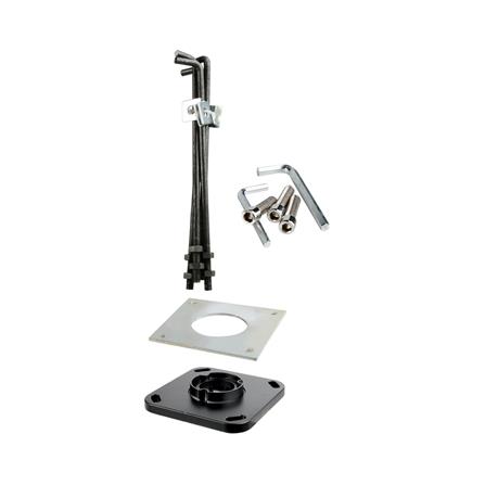 เสาไฟ SOLAR LUMAX 58-00300 4 เมตร สีดำ_2