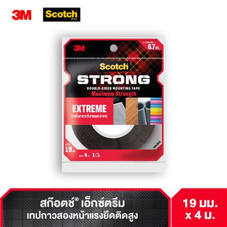 เทปกาว 2 หน้า ชนิดแรงยึดสูง 3M 19มม.x4ม._7