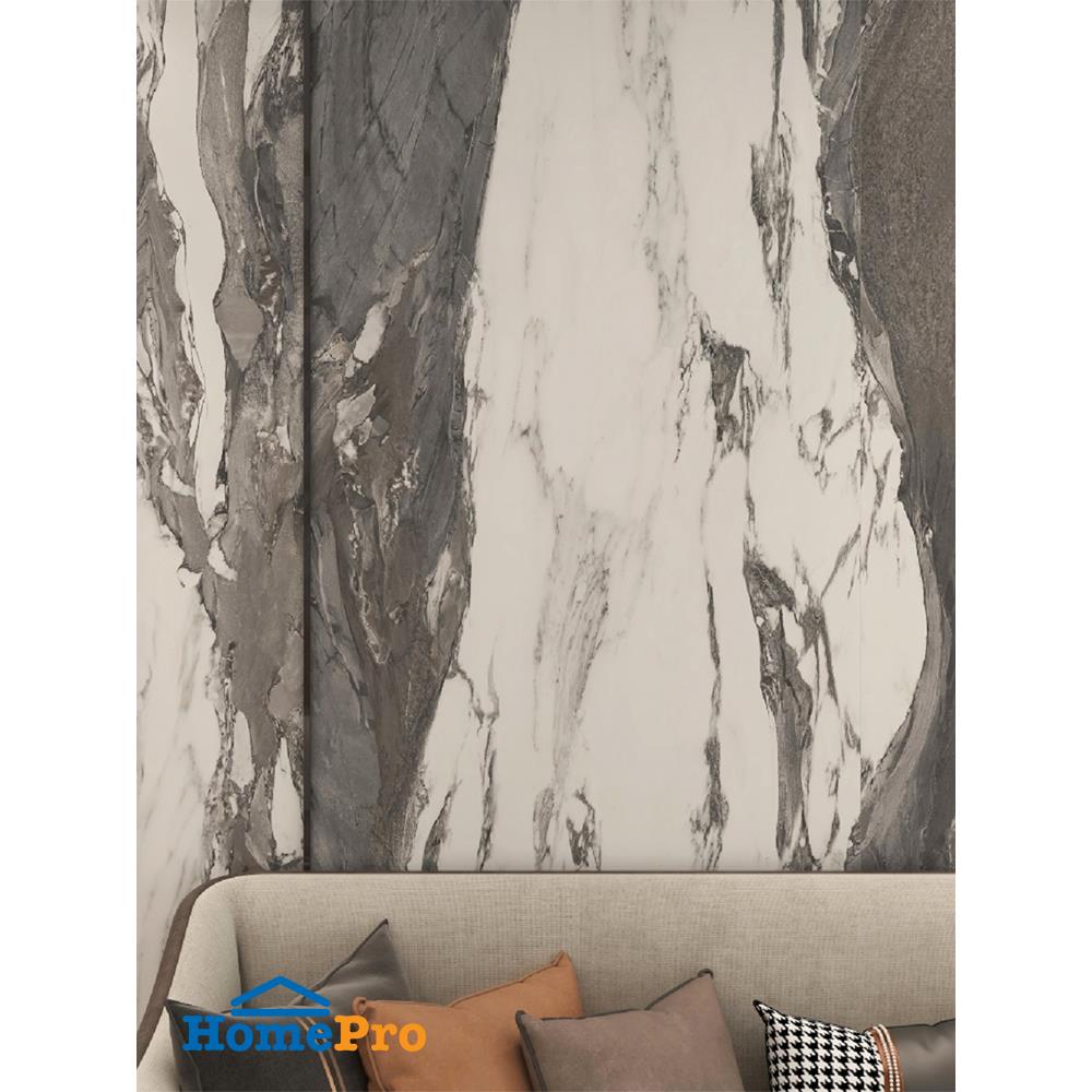 แผ่นตกแต่งผนัง LT BY COTTO ลูเธอร์มาร์เบิ้ล 2026 121x243 ซม.