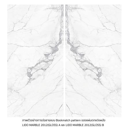 แผ่นตกแต่งผนัง LT BY COTTO ลิโดมาร์เบิ้ล 2012-2 121x243 ซม._1