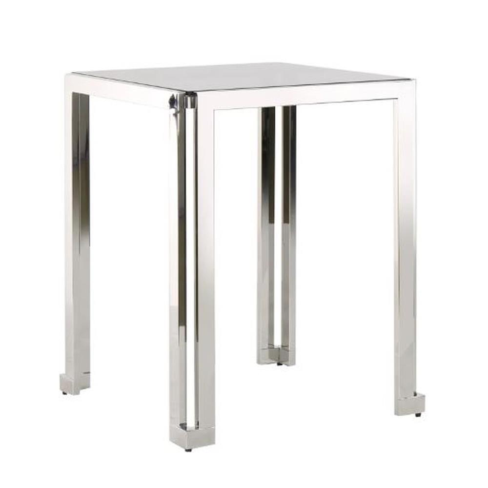 โต๊ะอาหาร KONCEPT SQUAT 60 ซม. สีเงิน