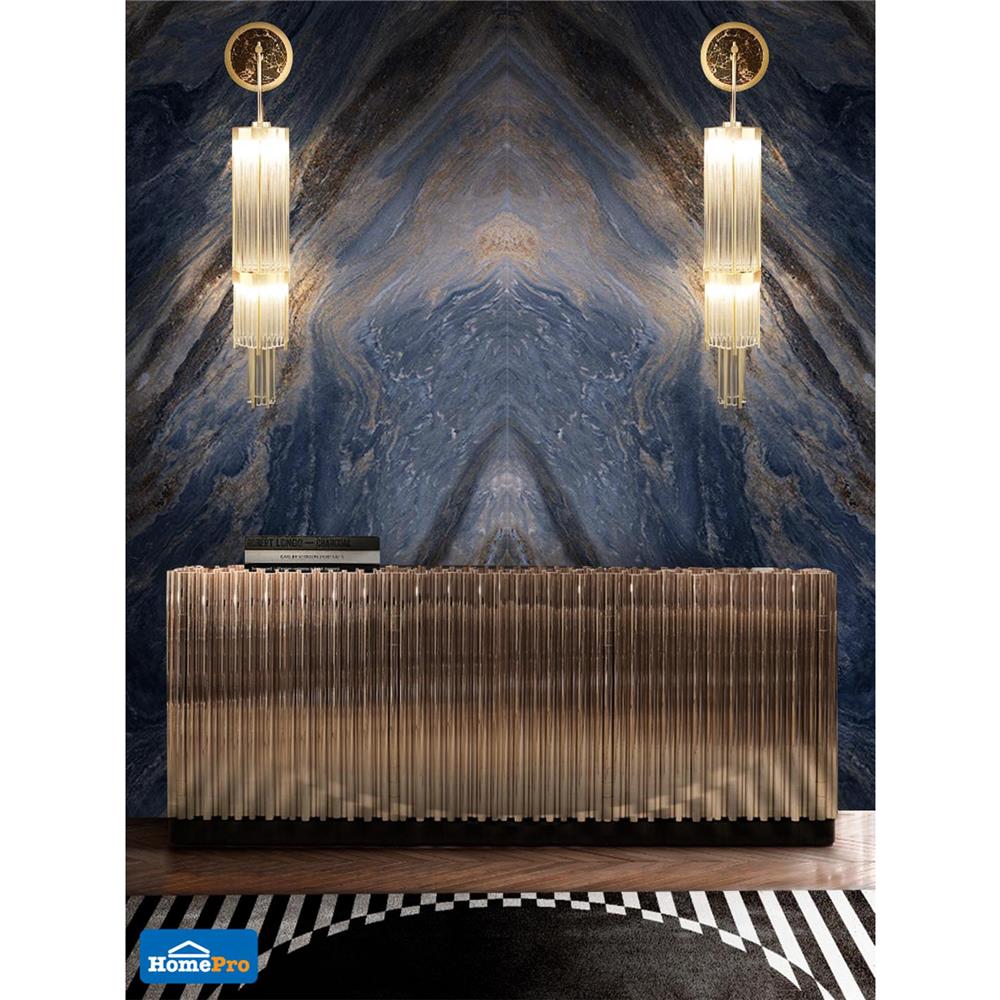 แผ่นตกแต่งผนัง LT BY COTTO ลูปมาร์เบิ้ล 2023-2 121x243 ซม.