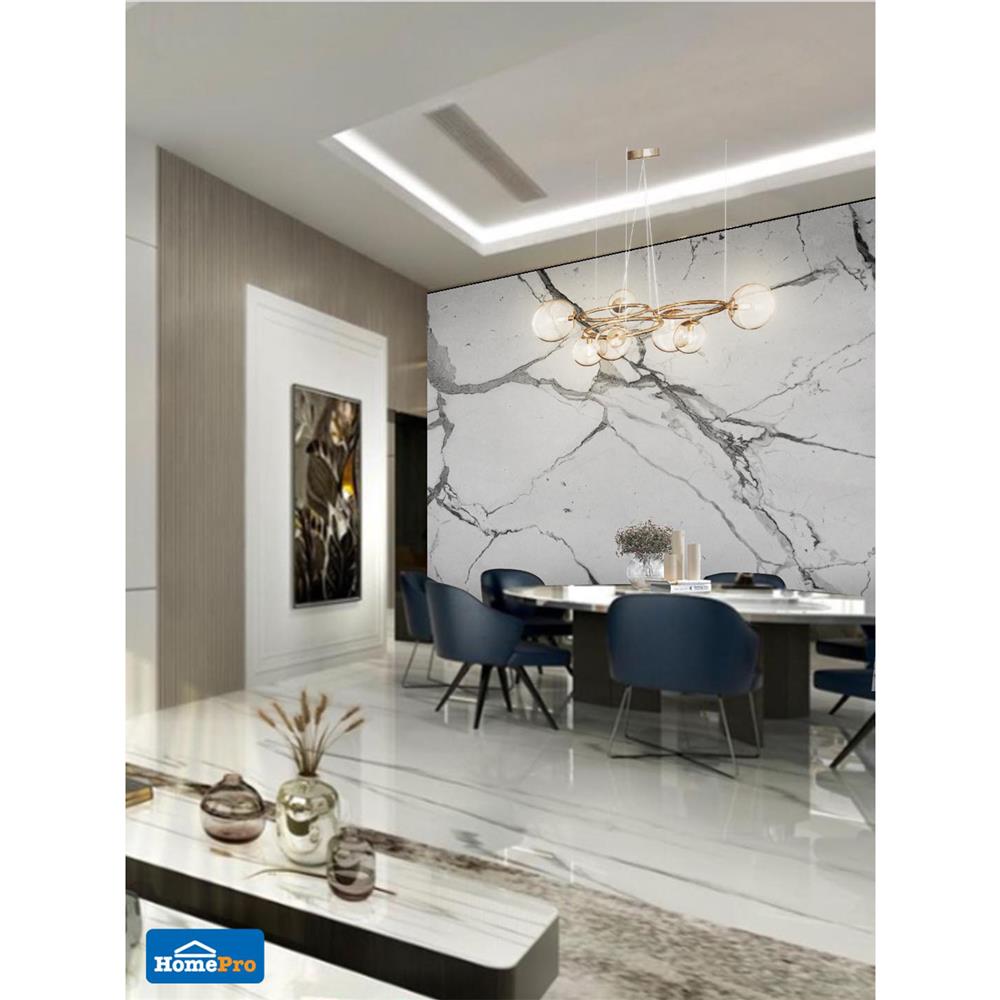 แผ่นตกแต่งผนัง LT BY COTTO เลนก้ามาร์เบิ้ล 2019 121x243 ซม.