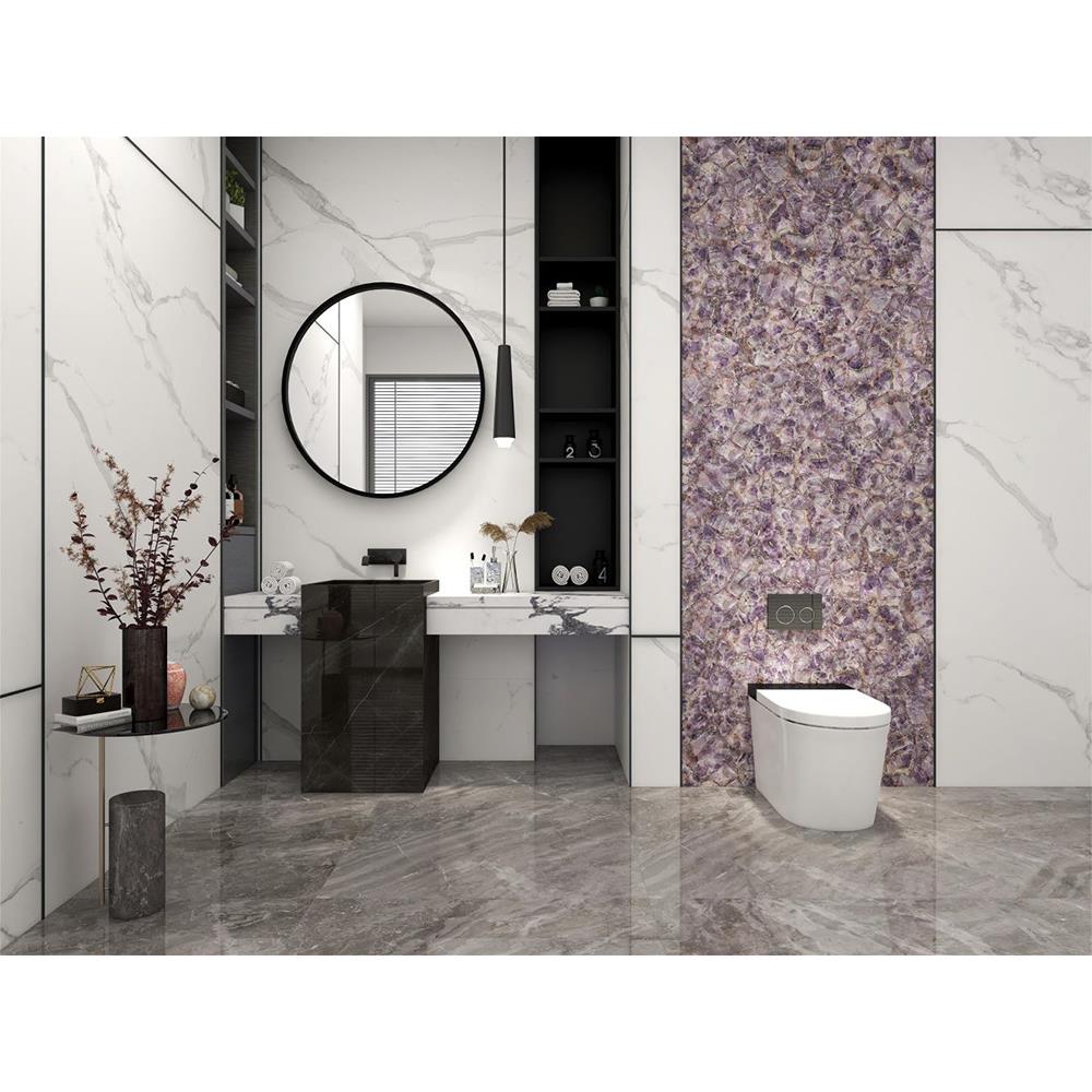 แผ่นตกแต่งผนัง LT BY COTTO เลนก้ามาร์เบิ้ล 2019 121x243 ซม.