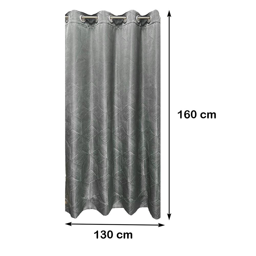 ผ้าม่าน EYELET HOME LIVING STYLE ALLIC UV 130X160 ซม. สีเทาเข้ม