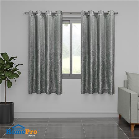 ผ้าม่าน EYELET HOME LIVING STYLE ALLIC UV 130X160 ซม. สีเทาเข้ม_4