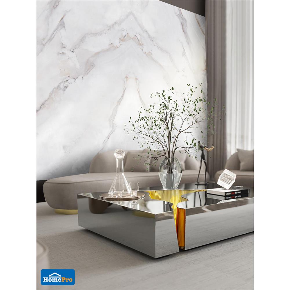 แผ่นตกแต่งผนัง LT BY COTTO ลู๊คมาร์เบิ้ล 2022-2 121x243 ซม.