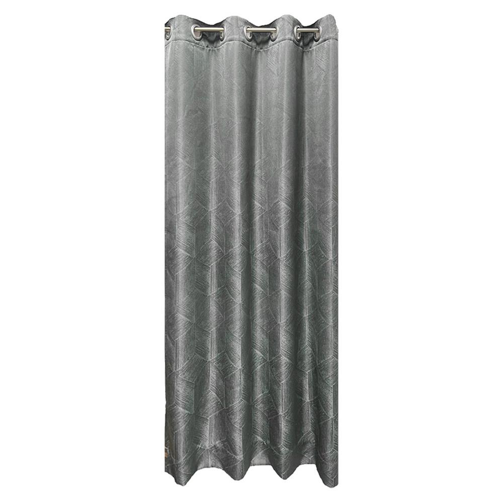 ผ้าม่าน EYELET HOME LIVING STYLE ALLIC UV 130X220 ซม. สีเทาเข้ม_1