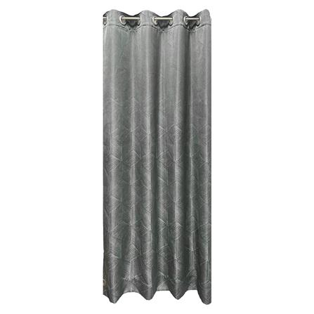 ผ้าม่าน EYELET HOME LIVING STYLE ALLIC UV 130X220 ซม. สีเทาเข้ม