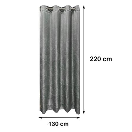 ผ้าม่าน EYELET HOME LIVING STYLE ALLIC UV 130X220 ซม. สีเทาเข้ม_7