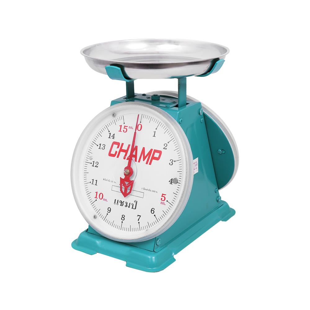 เครื่องชั่ง CHAMP 15 กก. สีน้ำเงินอมเขียว