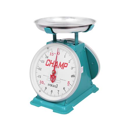 เครื่องชั่ง CHAMP 15 กก. สีน้ำเงินอมเขียว_1