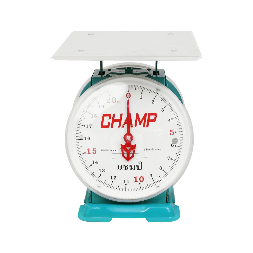 เครื่องชั่ง CHAMP 20 กก. สีน้ำเงินอมเขียว