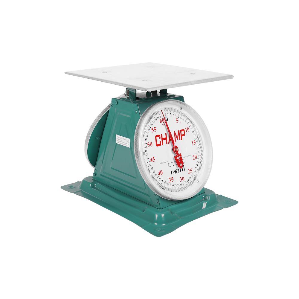 เครื่องชั่ง CHAMP 60 กก. สีน้ำเงินอมเขียว