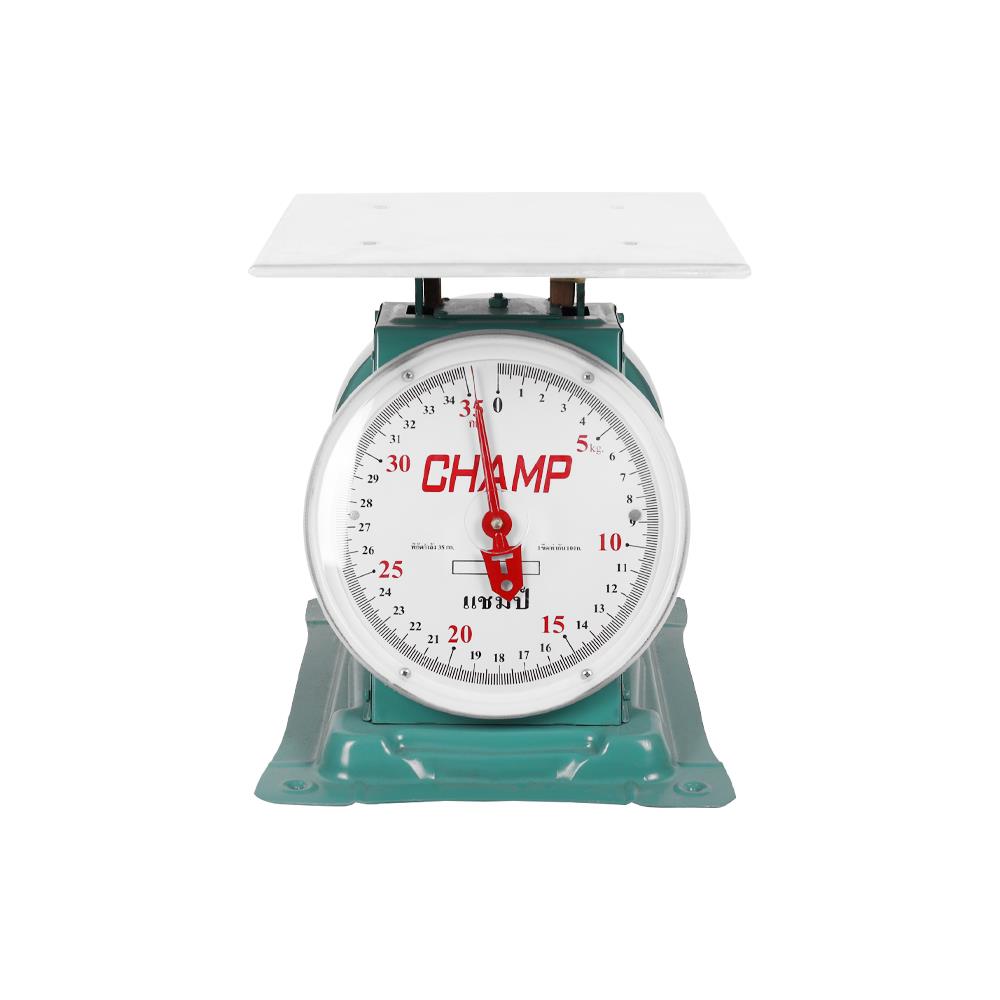 เครื่องชั่ง CHAMP 35 กก. สีน้ำเงินอมเขียว