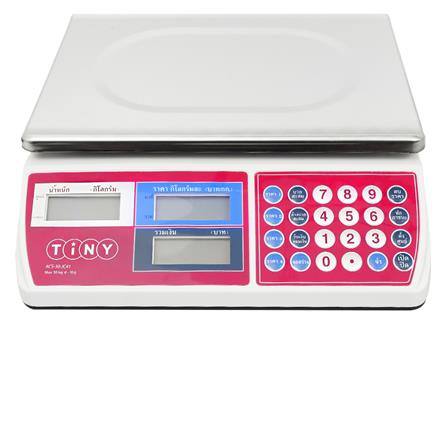 เครื่องชั่งอาหารดิจิตอล TINY JC41-30K 30 กก. สีแดง_2