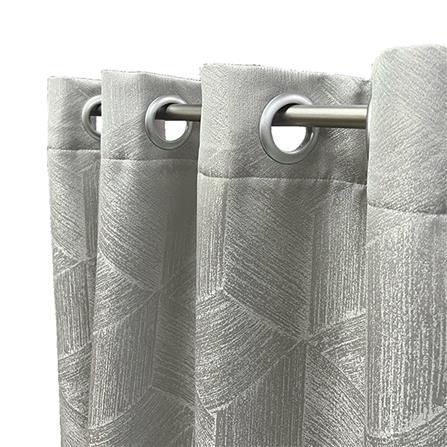 ผ้าม่าน EYELET HOME LIVING STYLE ALLIC UV 130X220 ซม. สีเทาอ่อน_2