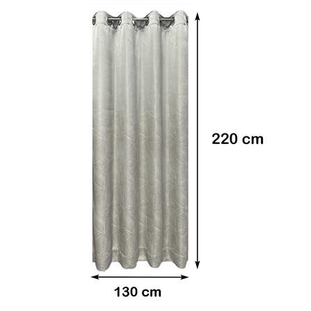 ผ้าม่าน EYELET HOME LIVING STYLE ALLIC UV 130X220 ซม. สีเทาอ่อน_8