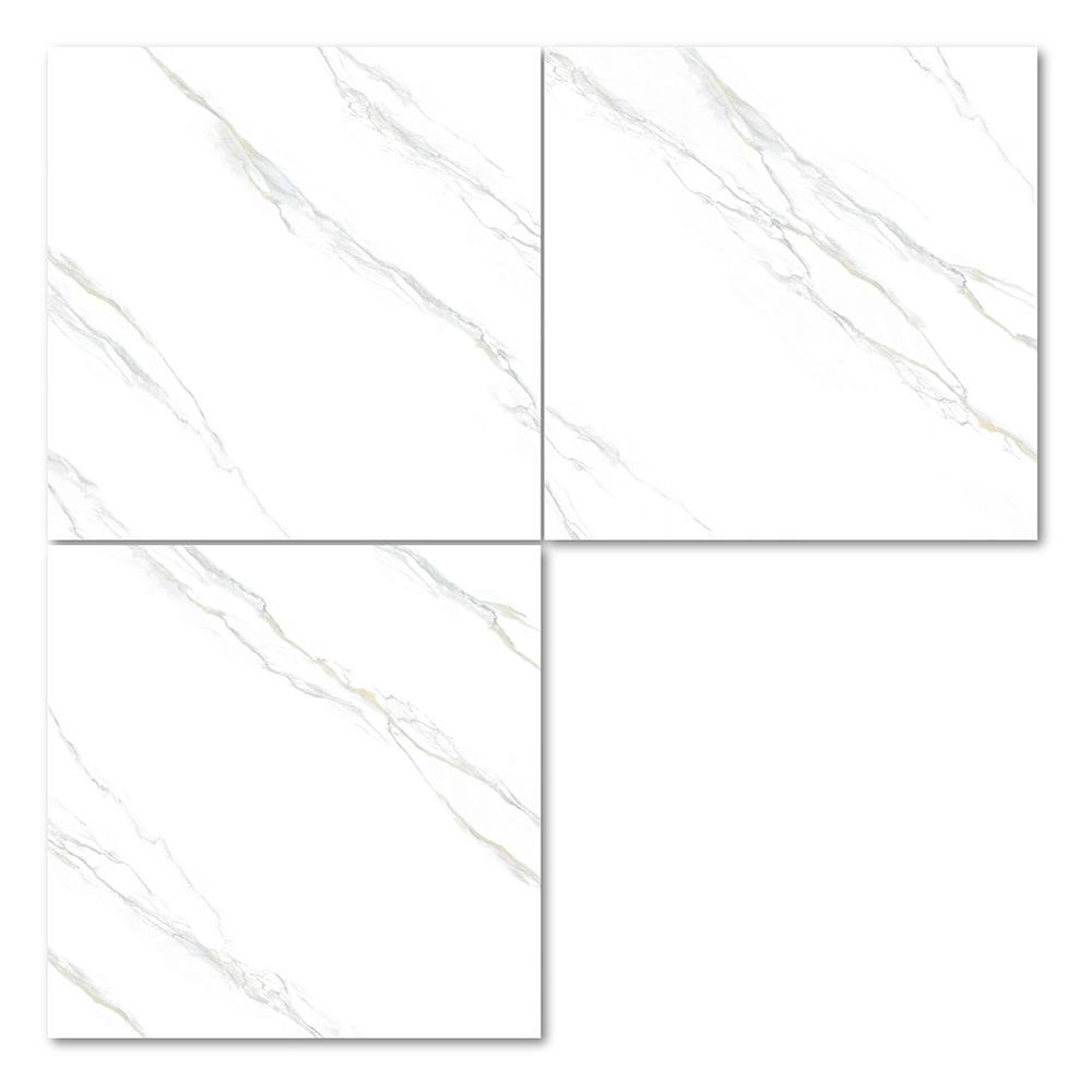 กระเบื้องพื้น 60x60 ซม. TARA ฮายอน ขาว A 1.44M2