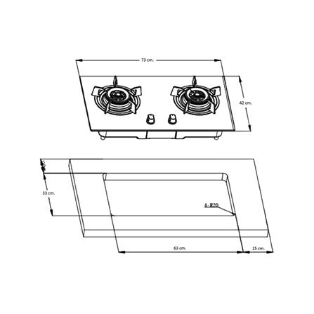 เตาฝัง+เครื่องดูดควัน FRANKE ARNO90XS+FHG7212_2