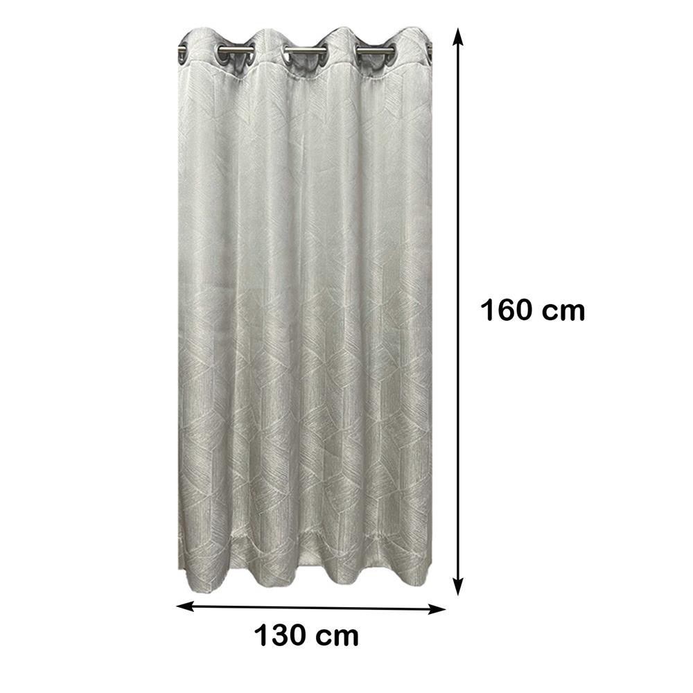 ผ้าม่าน EYELET HOME LIVING STYLE ALLIC UV 130X160 ซม. สีเทาอ่อน