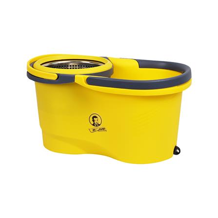 ชุดอุปกรณ์ถังปั่นพร้อมไม้ม็อบ BE MAN VETORA สีเหลือง_2