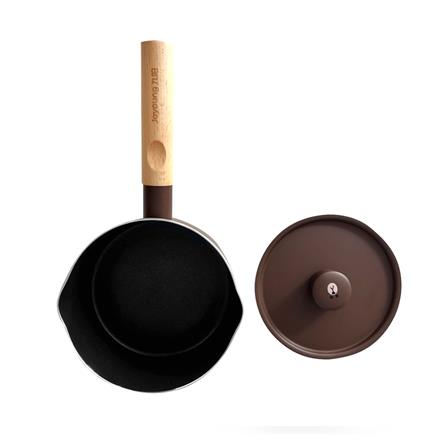 หม้อด้ามพร้อมฝา 16 ซม. JOYOUNG BROWN IH_3