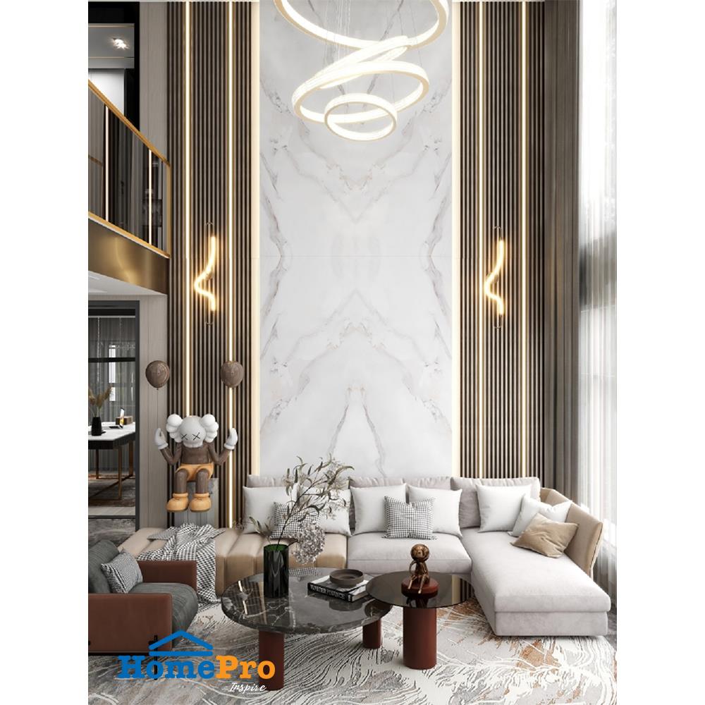 แผ่นตกแต่งผนัง LT BY COTTO ลู๊คมาร์เบิ้ล 2022-1 121x243 ซม.